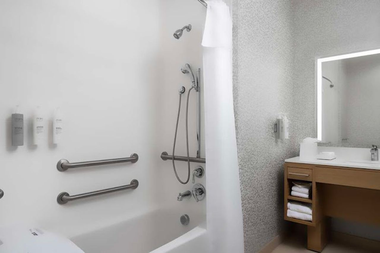 Photo of Home2 Suites by Hilton at the Dunes on Monterey Bay - Bathroom