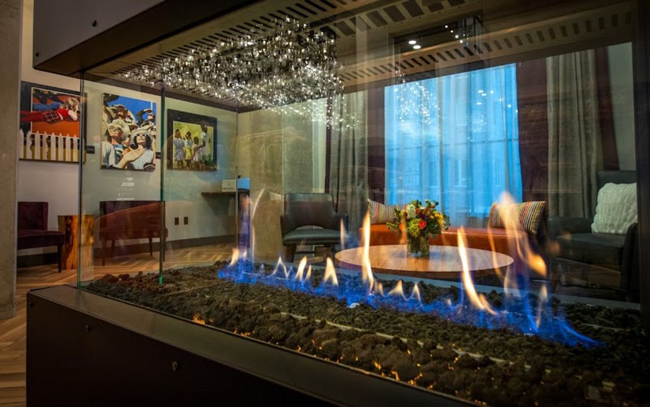 Photo of The Gordon Hotel - Lobby, Fireplace