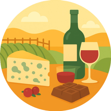 Wine and cheese