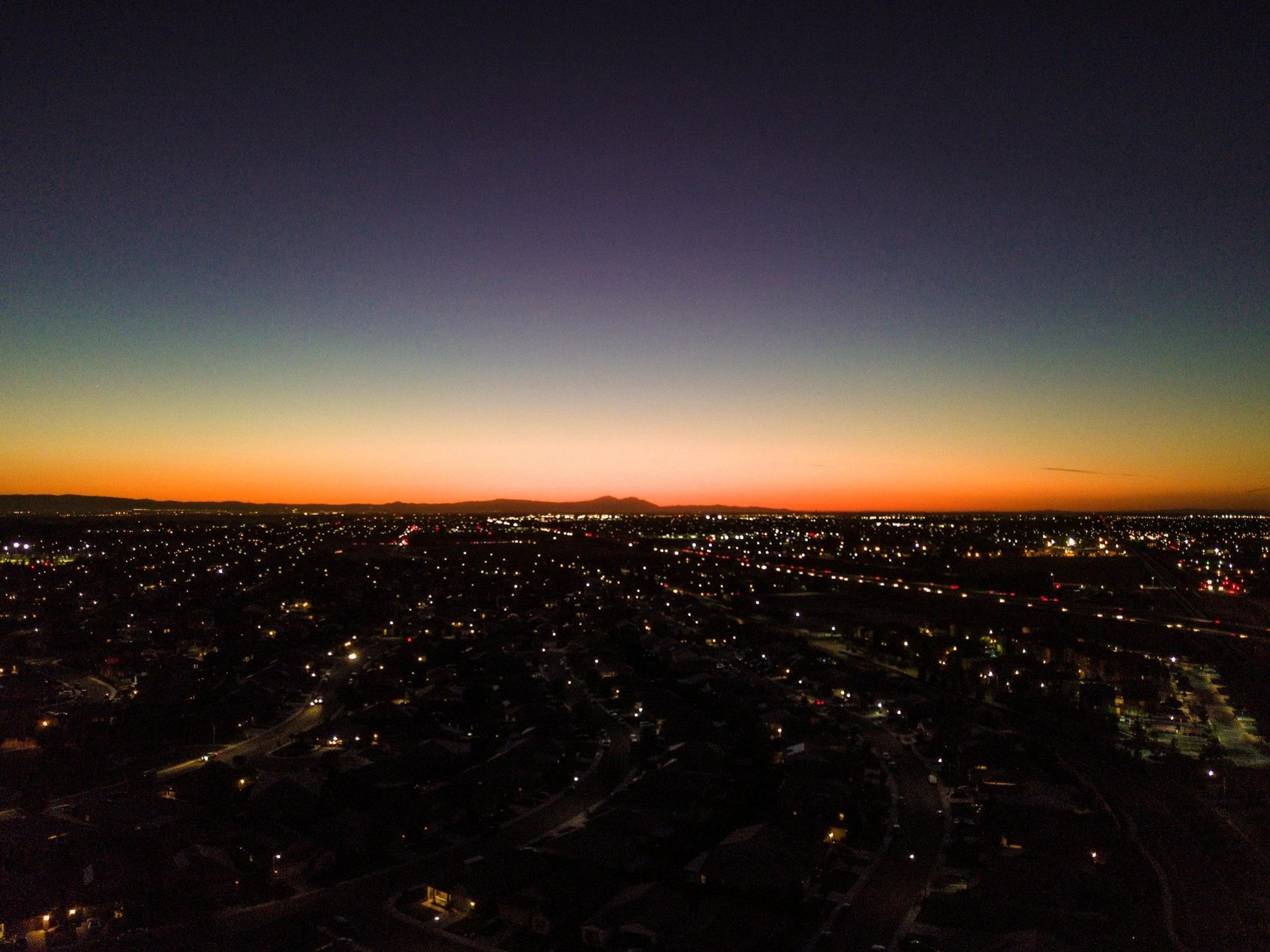 Aerial View of Manteca and Lathrop, California, United States