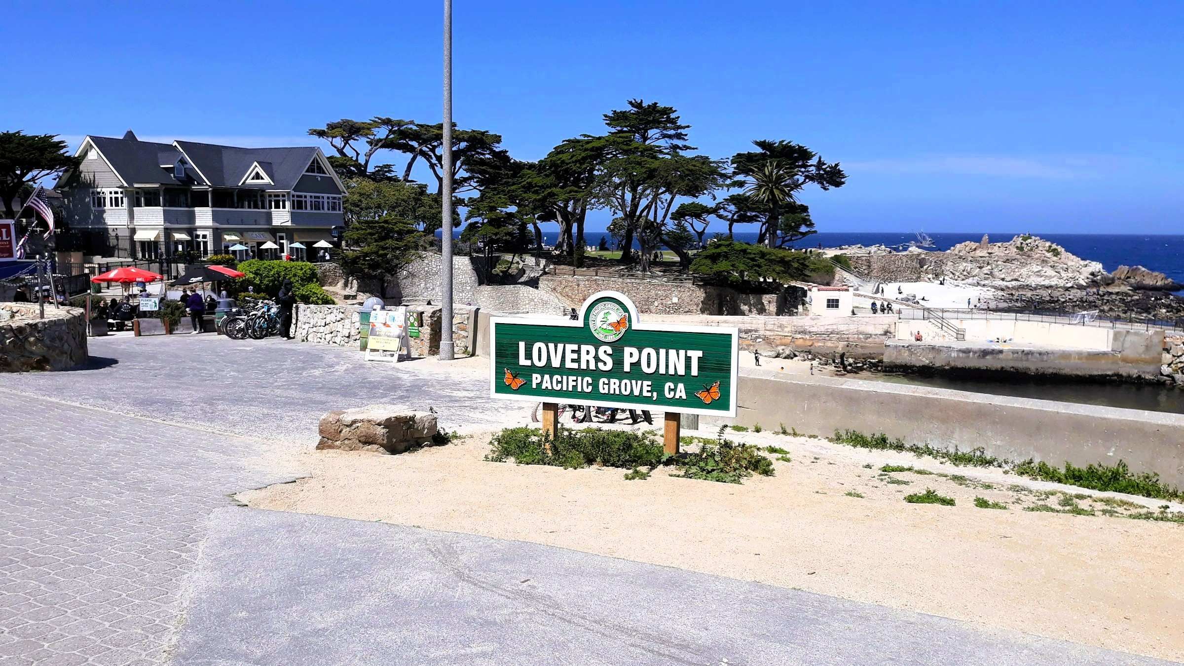 Lovers Point Park & Beach in Pacific Grove, California
