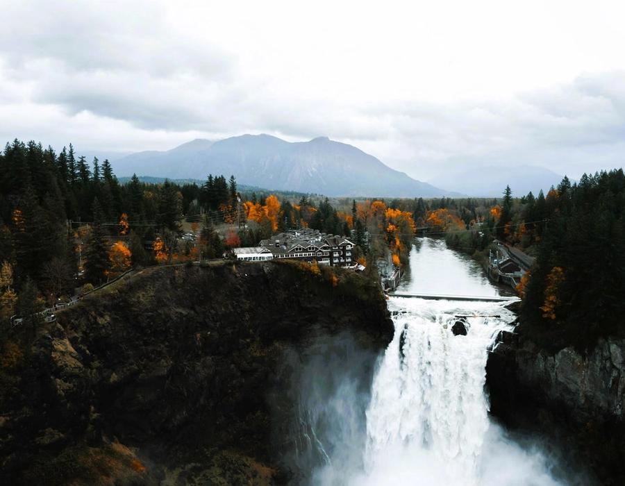 Snoqualmie Falls, Snoqualmie, Washington, USA