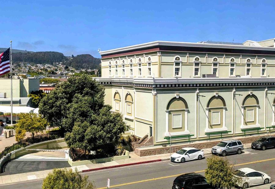 Downtown San Bruno, California, USA