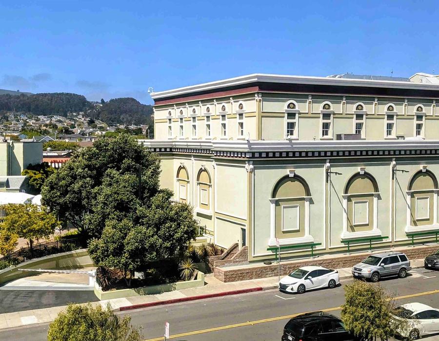 Downtown San Bruno, California, USA