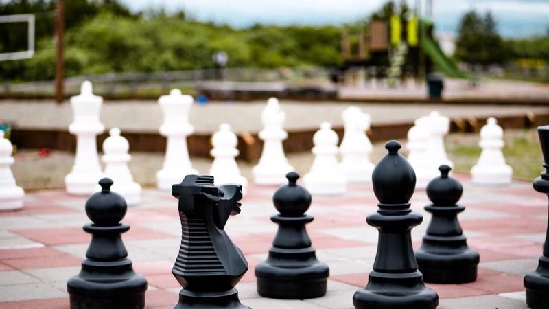 Photo of Oyhut Bay Seaside Resort - giant chess