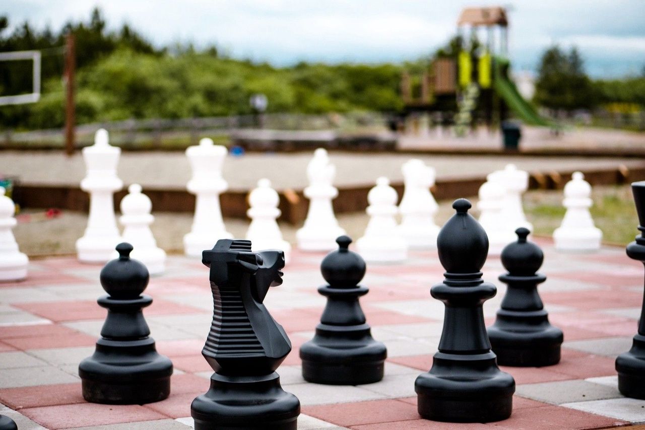 Photo of Oyhut Bay Seaside Resort - giant chess