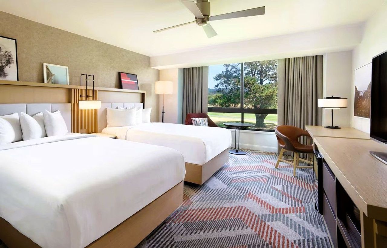 Photo of Hyatt Regency Monterey Hotel and Spa on Del Monte Golf Course - Room, 2 Queen Beds, Flat TV