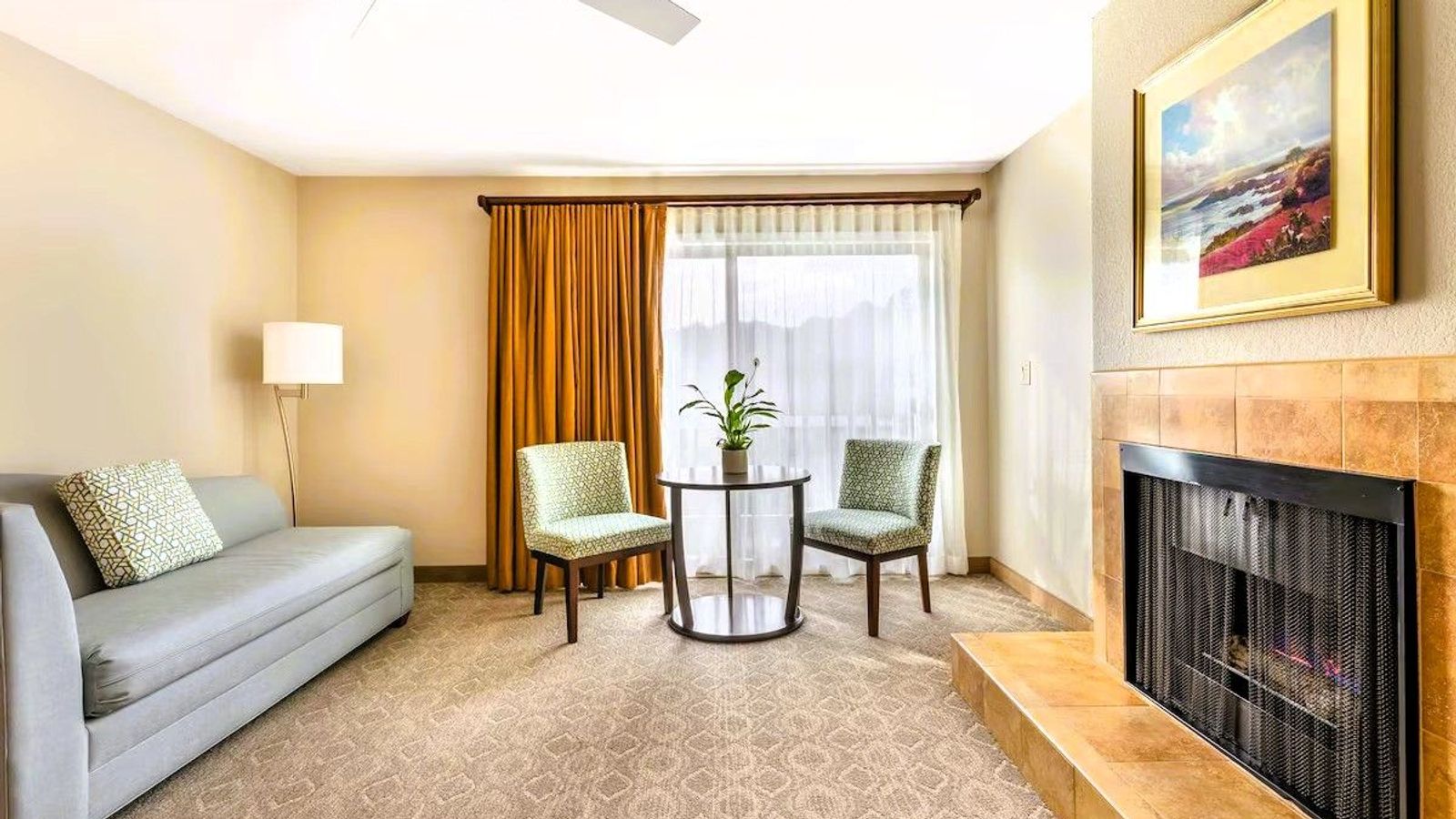 Photo of Best Western Plus Monterey Inn - Room, Fireplace, 1 King Bed, Separate living area