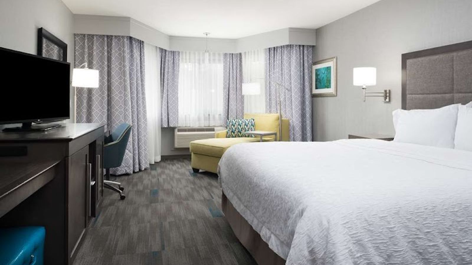 Photo of Hampton Inn Monterey - Room, King Bed, Flat TV