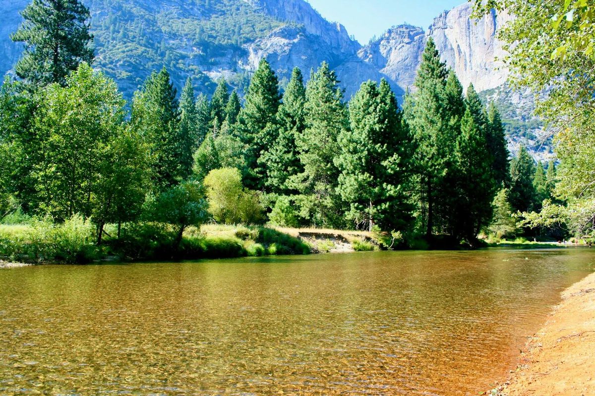 The Merced River in Mariposa County, CA, USA