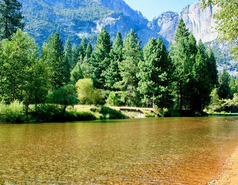 The Merced River in Mariposa County, CA, USA