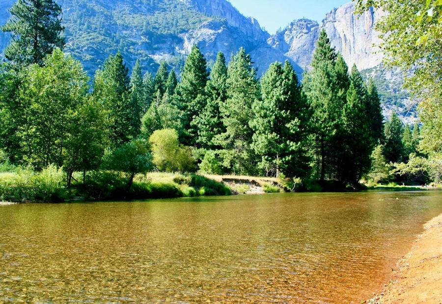 The Merced River in Mariposa County, CA, USA