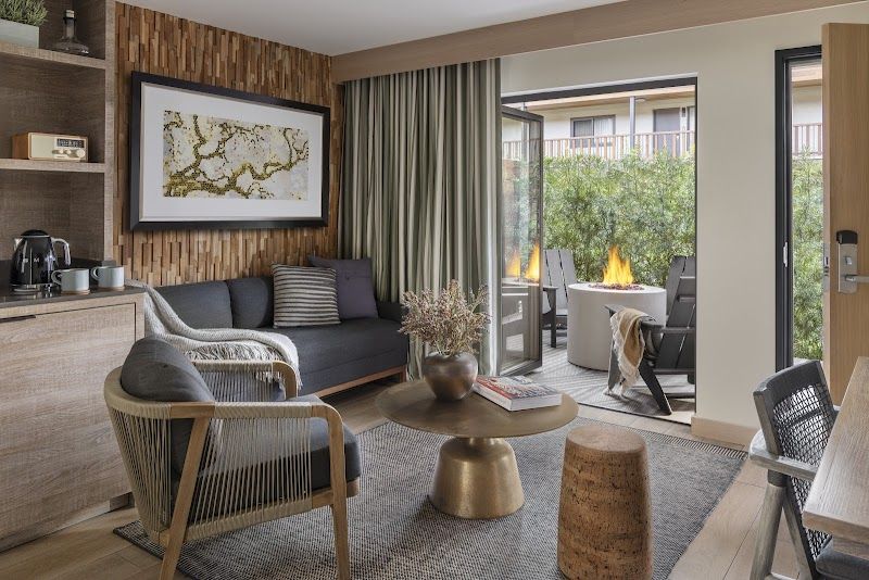Photo of Casa Mani Resort Napa Valley, Curio Collection by Hilton - Redwood Lawn Patio, private patio with fire pit
