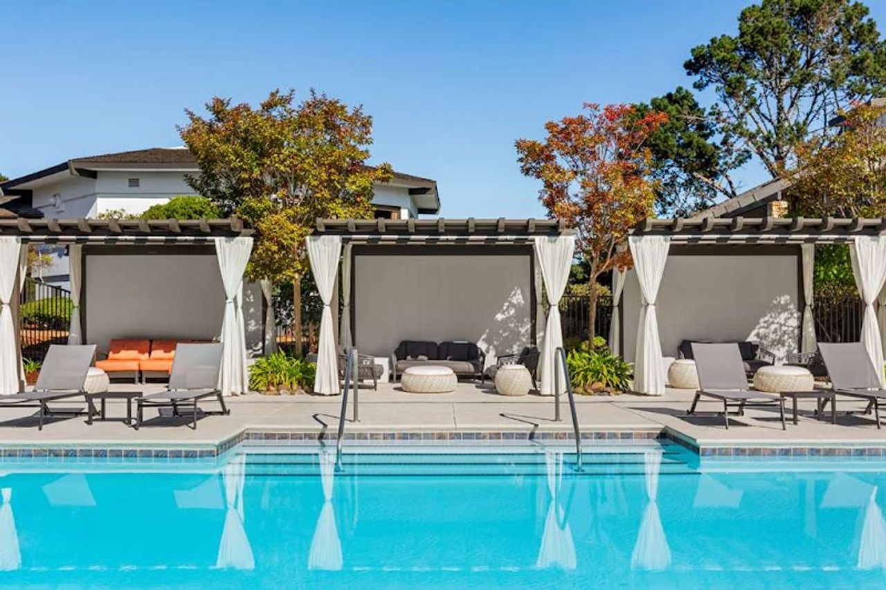 Photo of Hilton Garden Inn Monterey - Heated outdoor pool with cabanas and fire pit