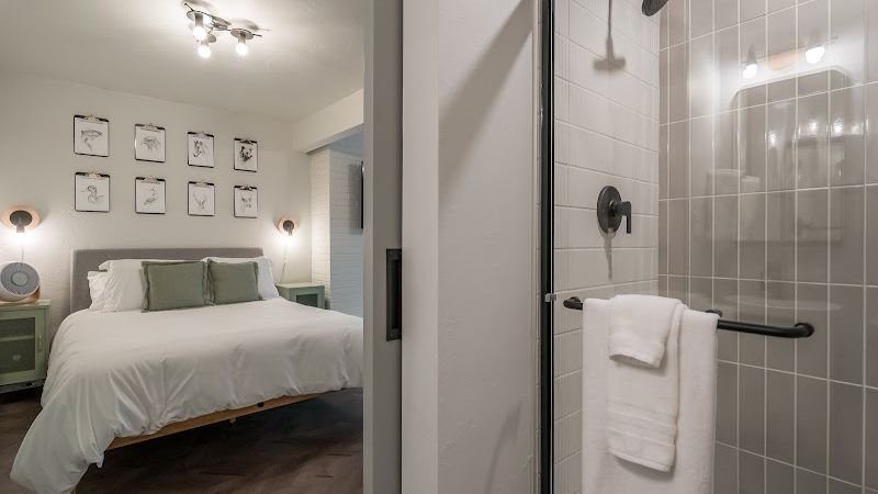 Photo of The Local Motel - Room, Bathroom, Walk-in shower