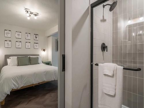 Photo of The Local Motel - Room, Bathroom, Walk-in shower