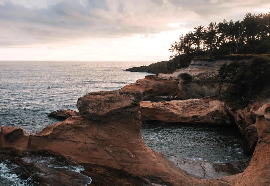 A beautifully eroded bit of coastline outside of Depoe Bay, Oregon.