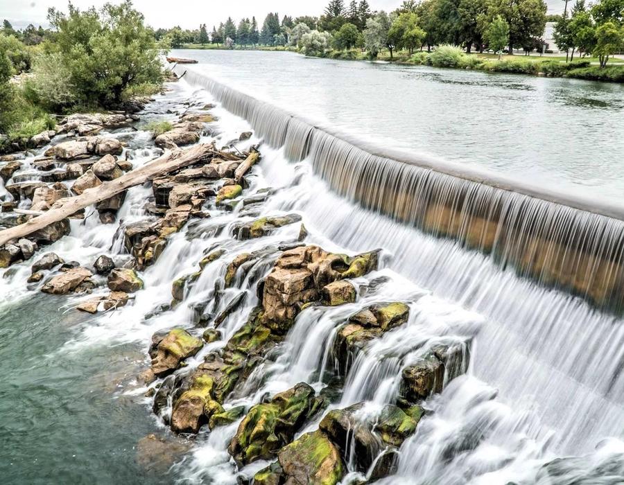 Waterfalls at Idaho Falls, Idaho