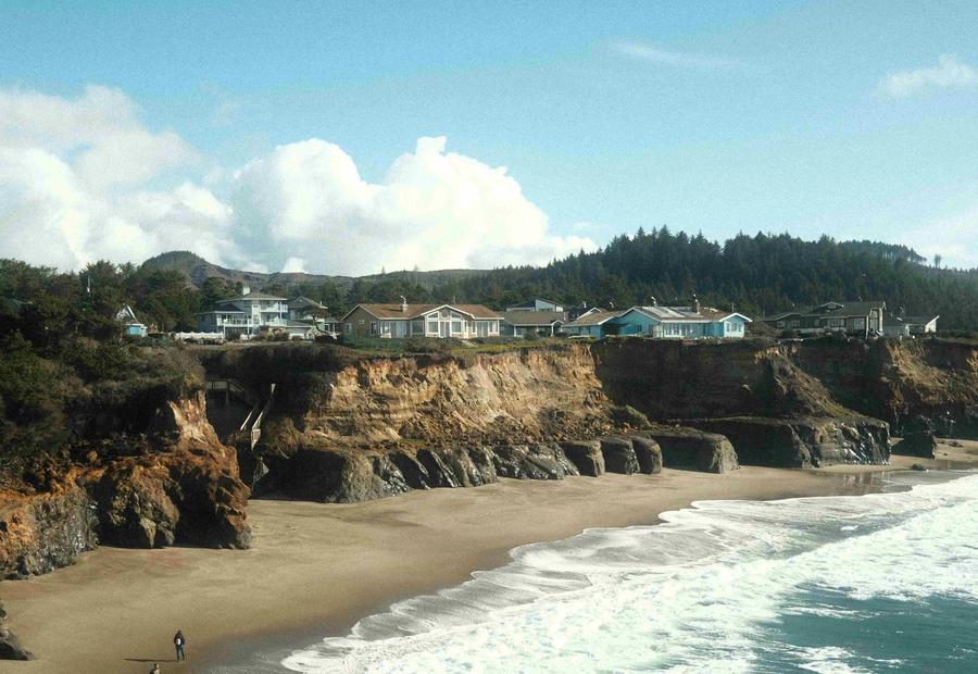 A beautiful day in Lincoln City, Oregon.