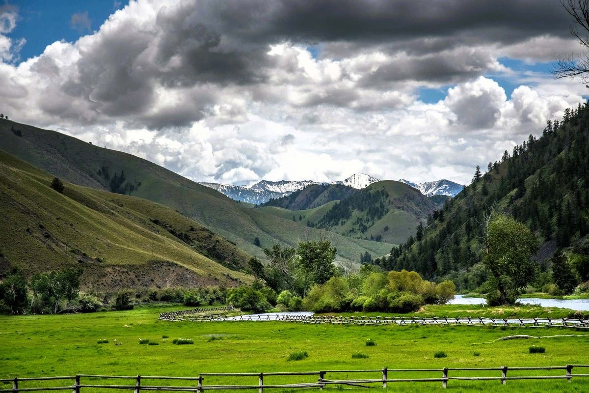 Photo of Salmon River taken near Salmon, Idaho, USA