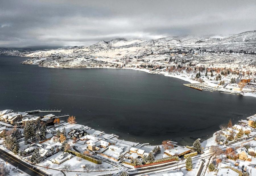 Winter in Chelan, WA, USA