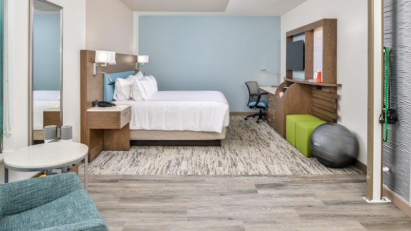 Photo of Even Hotel Eugene, an IHG Hotel - Room, King bed, In-room fitness equipment