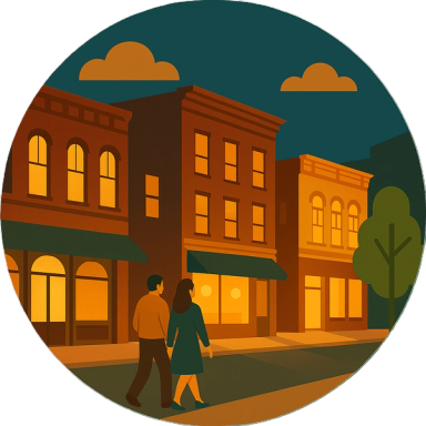 Downtown & Historic Architecture, Date Night