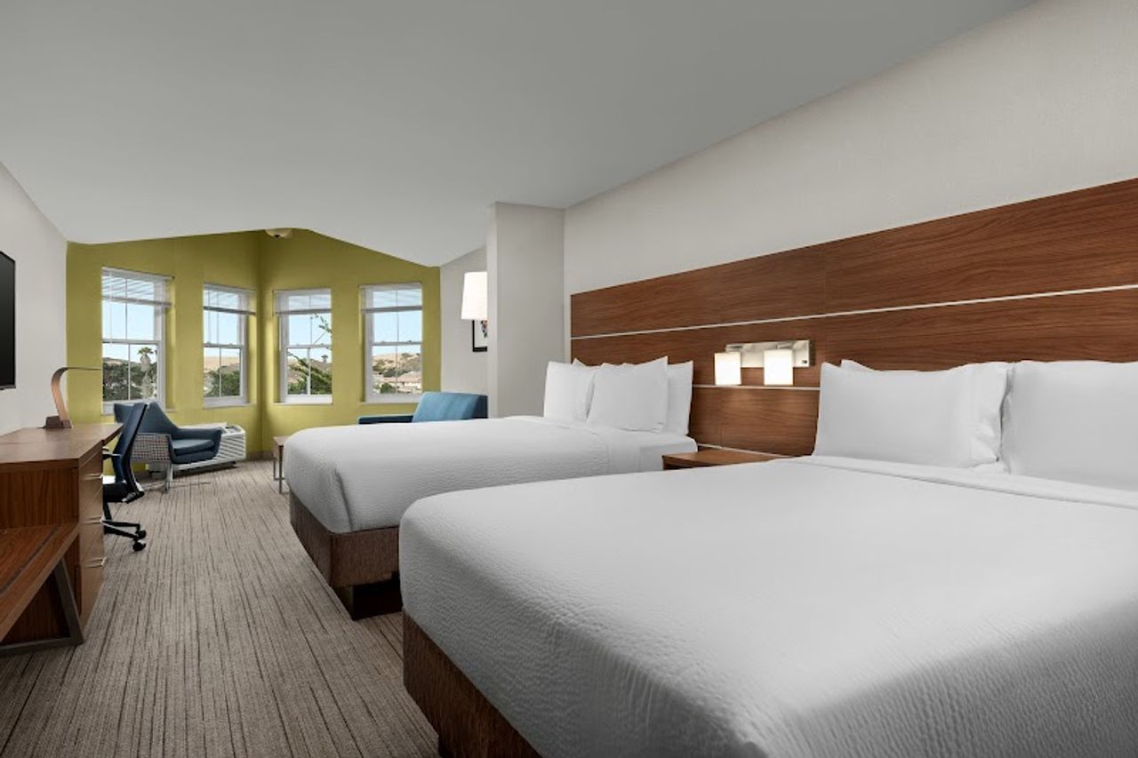 Photo of Holiday Inn Express & Suites Marina - State Beach Area by IHG - Room, 2 Queen Beds, Sofa