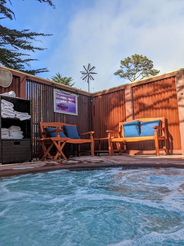 Photo of Andril Fireplace Cottages - Outdoor hot tub centrally located and fenced for privacy