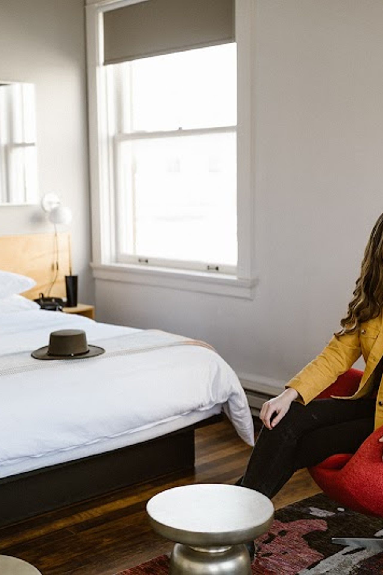 Photo of Norblad Hotel - Cabin Room, a queen bed, pillow-top mattress and complimentary WiFi