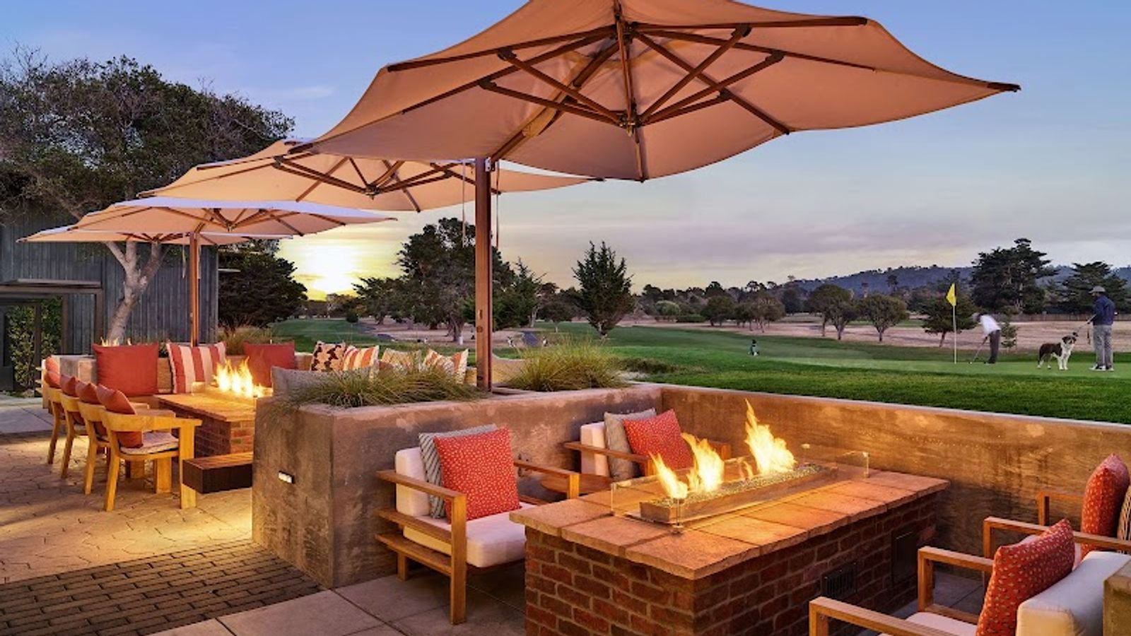 Photo of Hyatt Regency Monterey Hotel and Spa on Del Monte Golf Course - Cocktail bar with outdoor fire pits