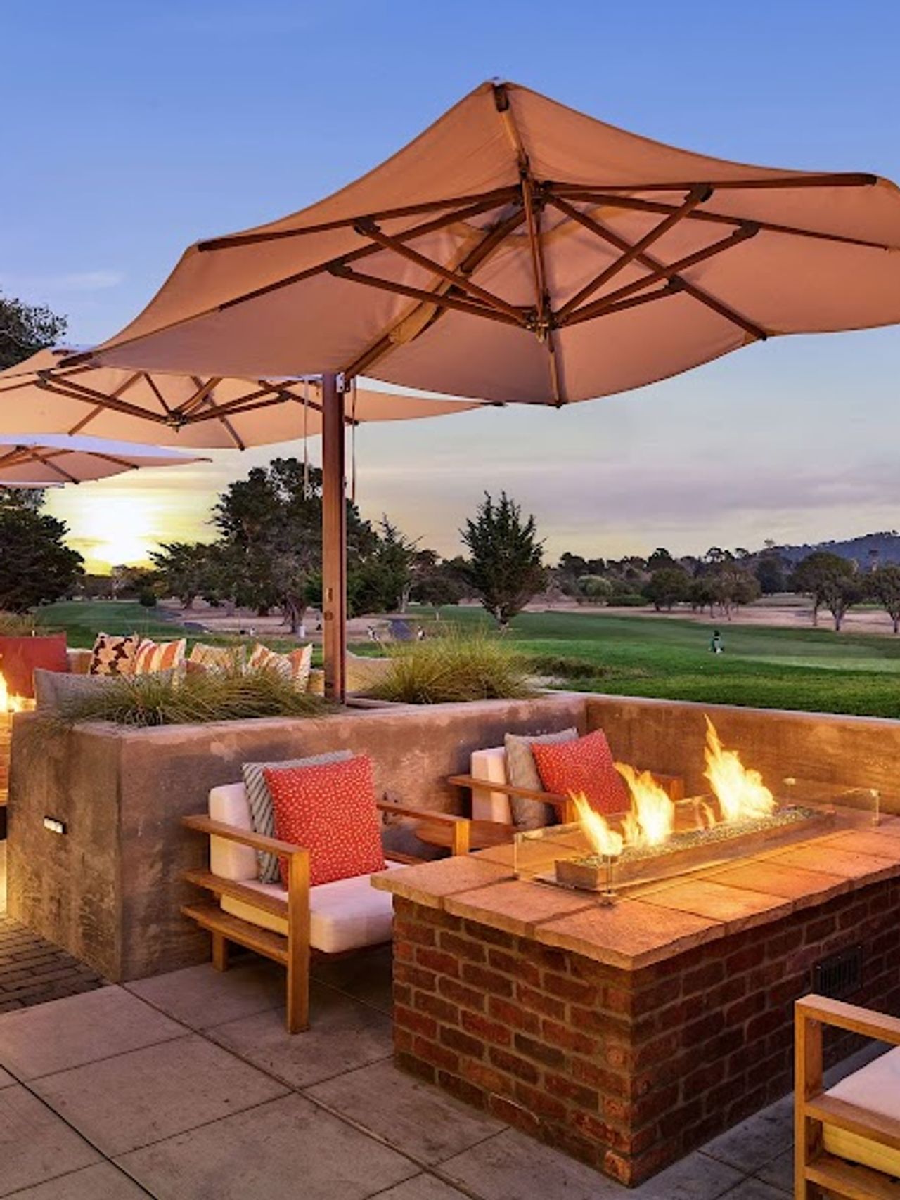 Photo of Hyatt Regency Monterey Hotel and Spa on Del Monte Golf Course - Cocktail bar with outdoor fire pits