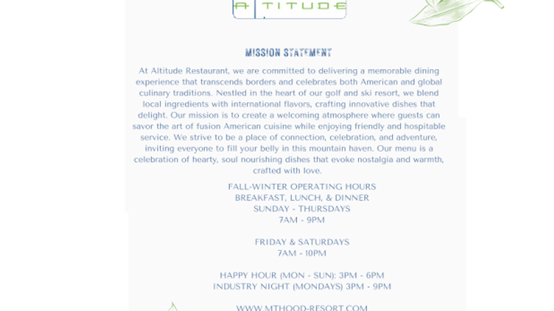 Photo of Mt. Hood Oregon Resort - Altitude Restaurant