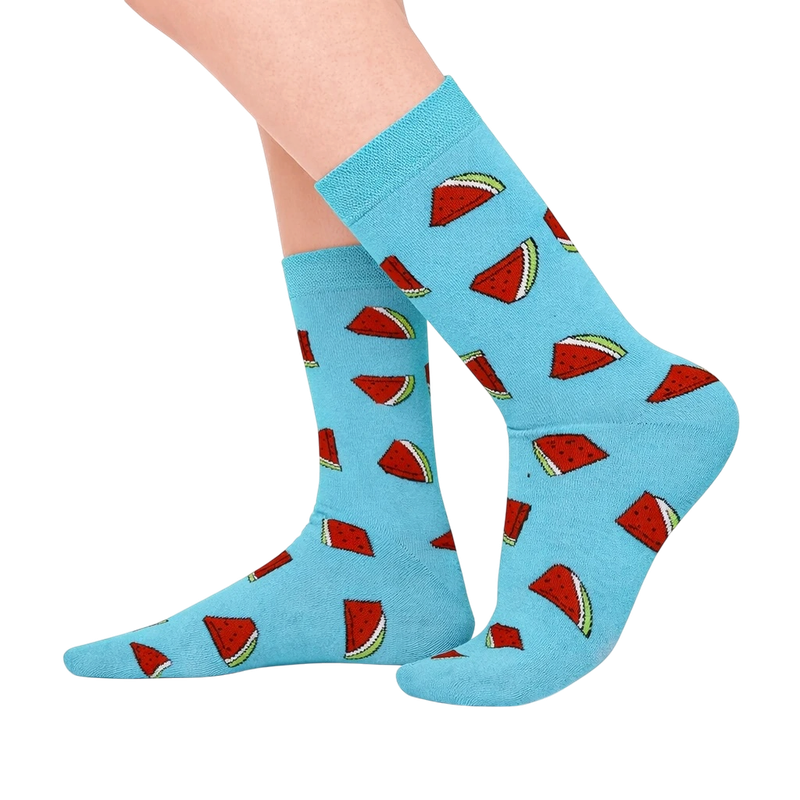 Blue Watermelon Socks
