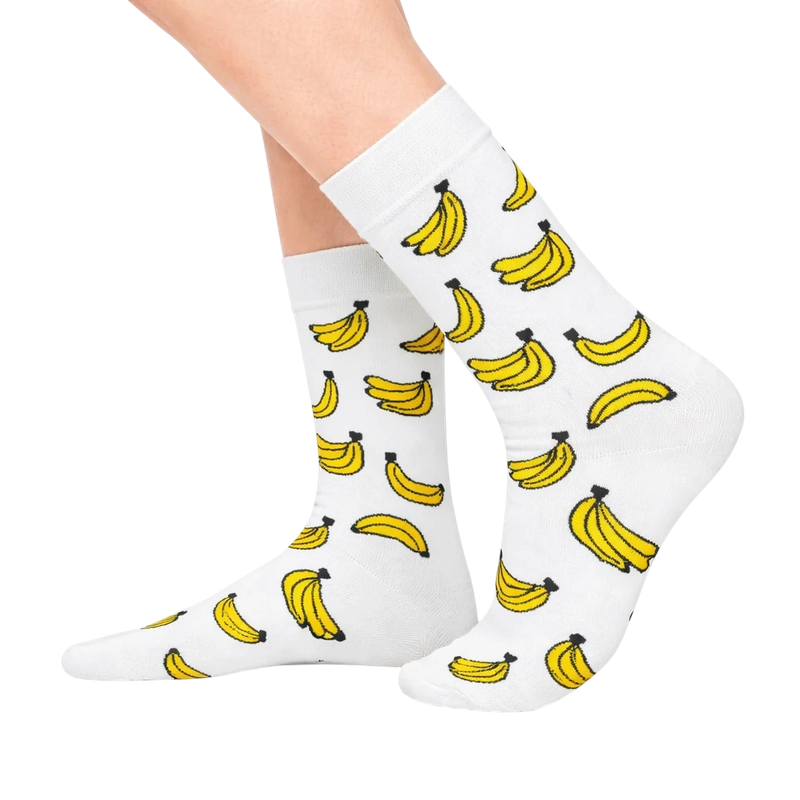White Banana Socks