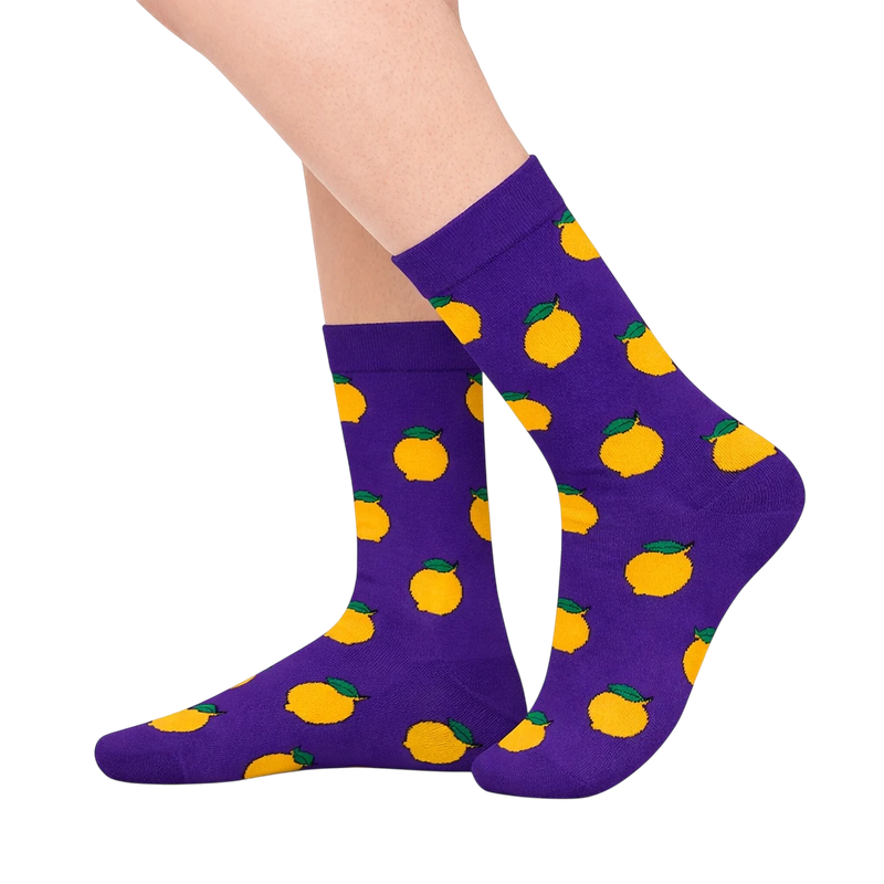 Purple Lemon Socks