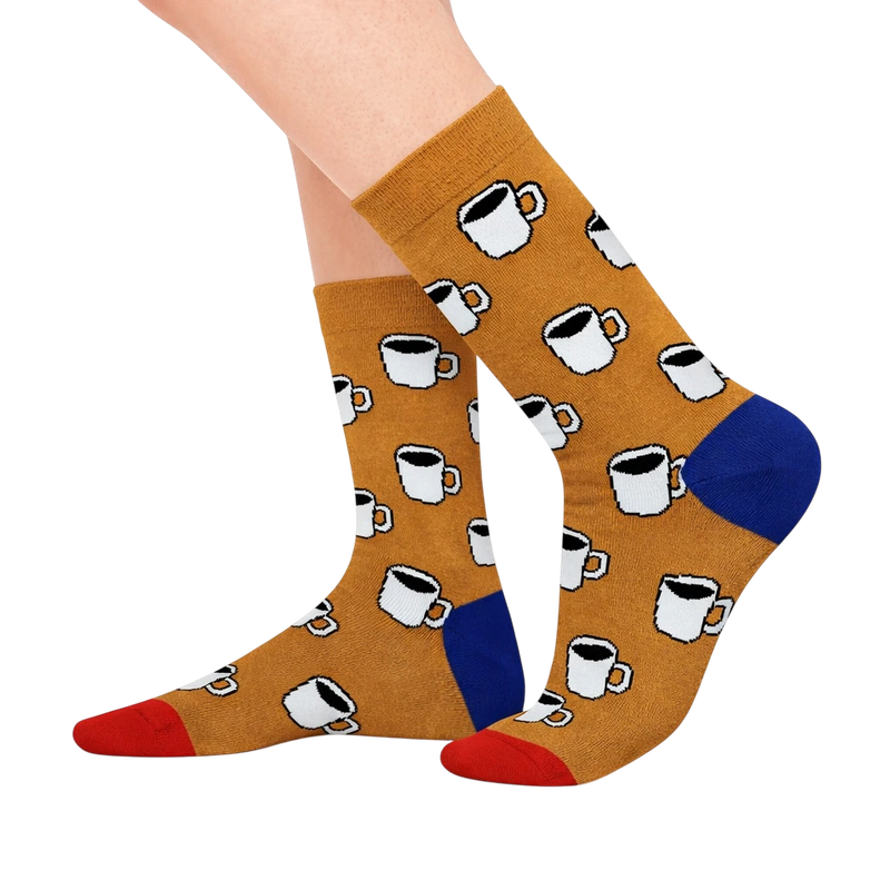 Brown Coffee Mug Socks