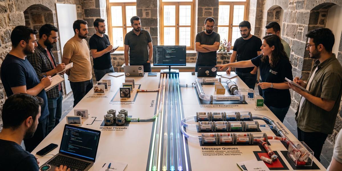 Node.js Sistemlerinde Asenkron Veri İşleme Stratejileri