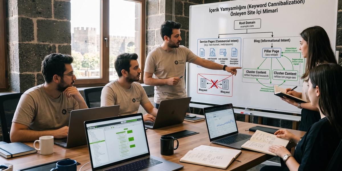 İçerik Yamyamlığını (Keyword Cannibalization) Önleyen Site İçi Mimari