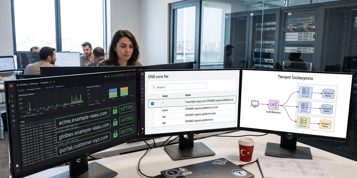 Multi-Tenant (Çoklu Kiracı) Sistemlerde Wildcard DNS Yönlendirmeleri