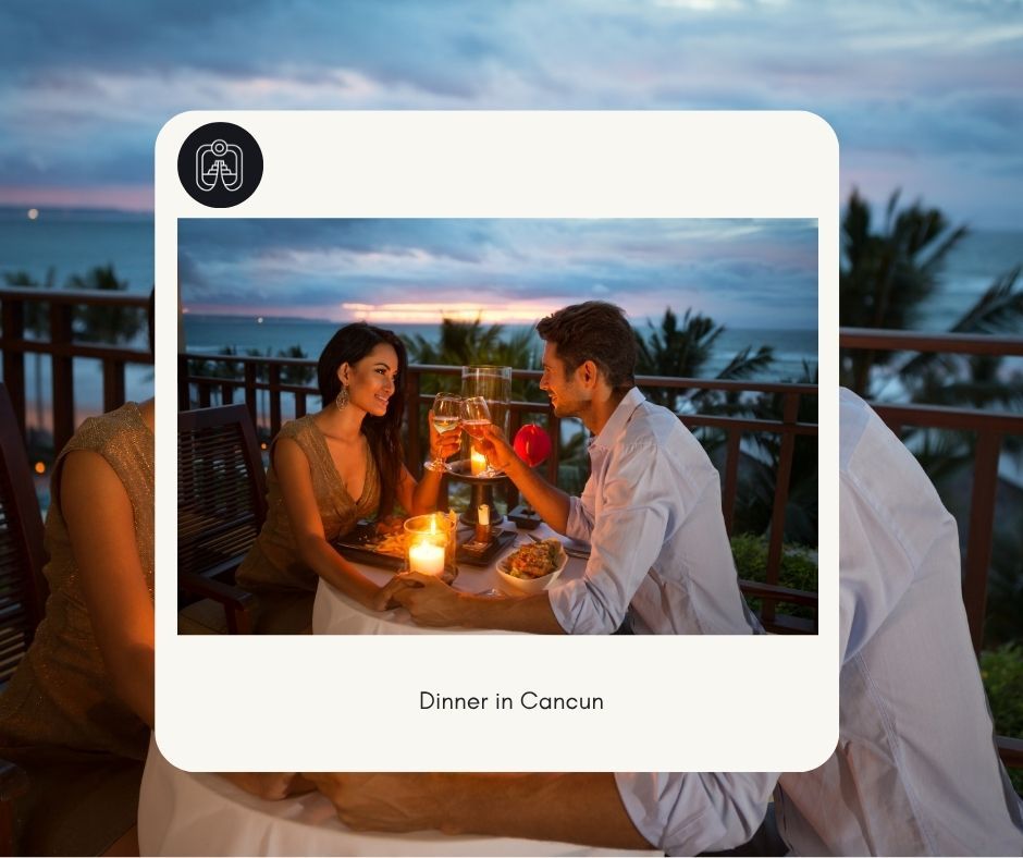 Romantic Dinner in Cancun Romantic Dinner in Cancun