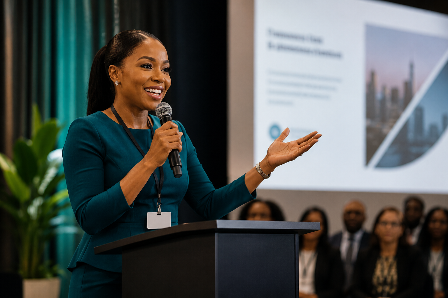 Professional speaking engagement