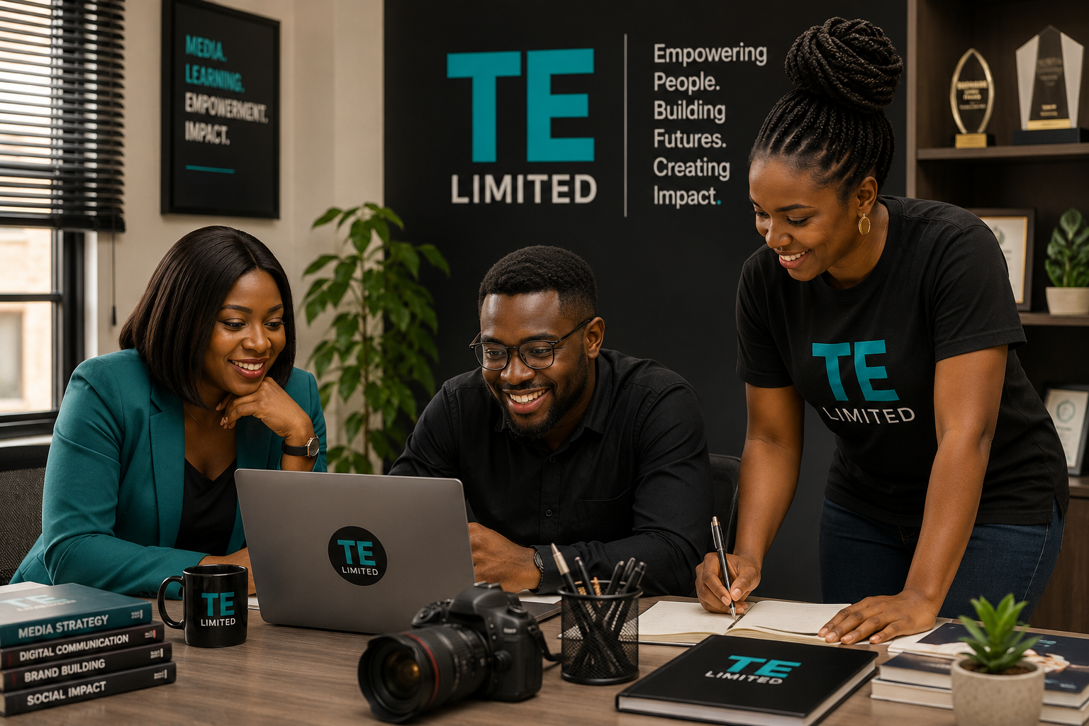 TE Limited training, media, and community empowerment activities