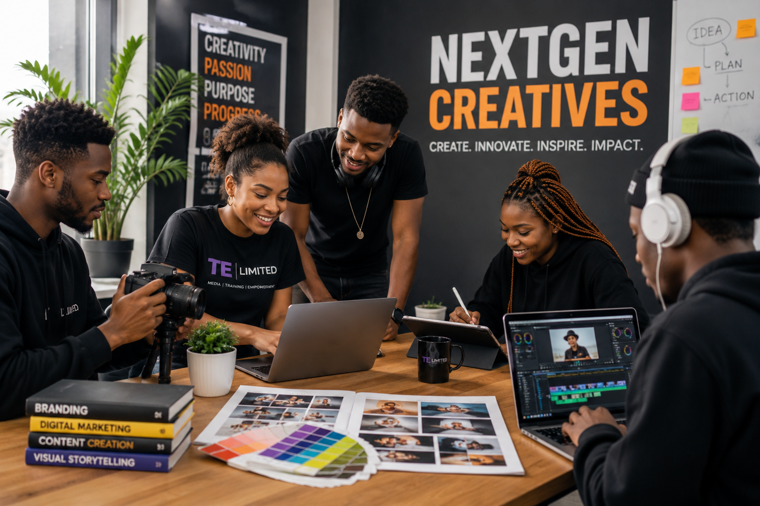 NextGen Creatives youth entrepreneurship and creative skills program empowering young people through media, innovation, and business development.
