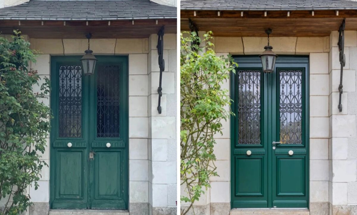 Restauration porte ancienne
