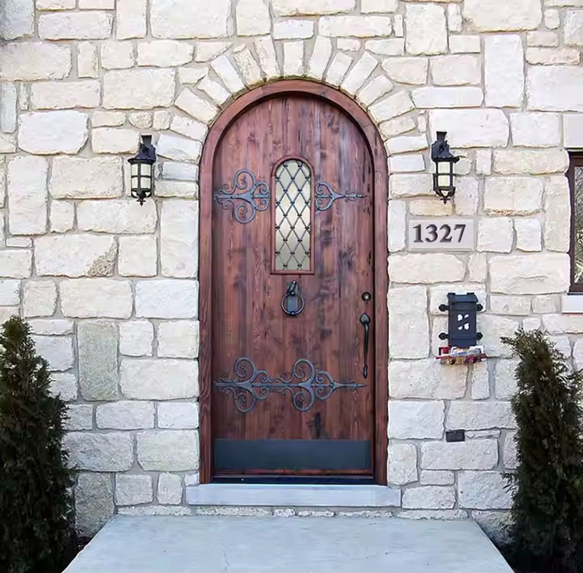Porte en arc