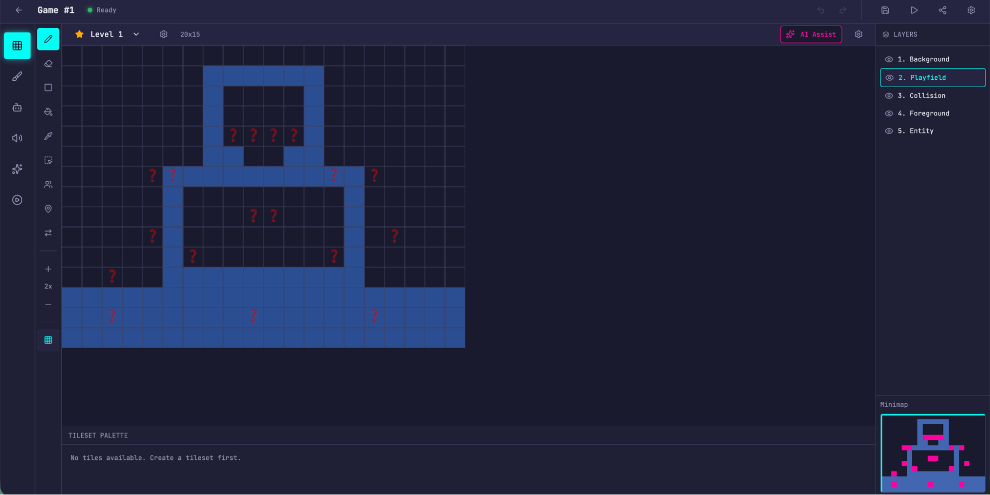 使用内置 AI 功能生成关卡(续)