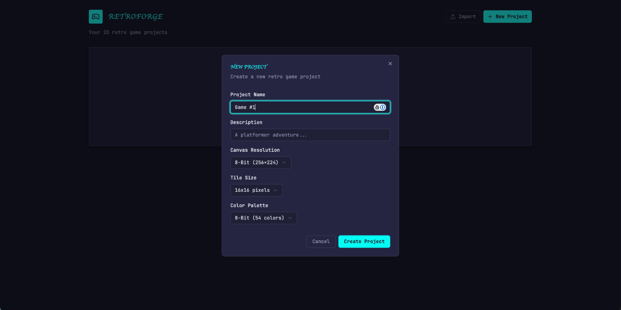 完整 Harness 生成的应用初始界面