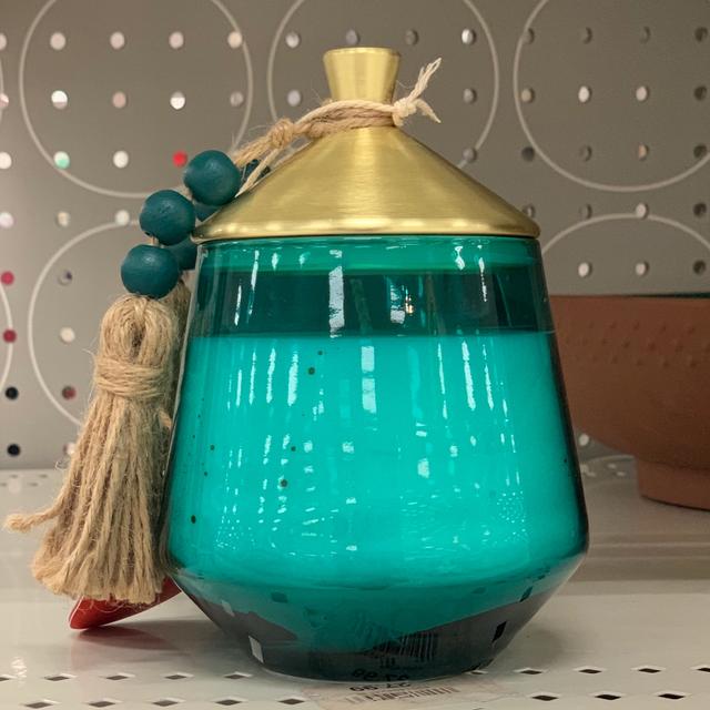 10oz Glass Jar Metal Lid Teal Tropic Oasis Candle - Opalhouse™ designed with Jungalow™