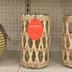 9" Bamboo and Straw Outdoor Lantern with Glass - Opalhouse™